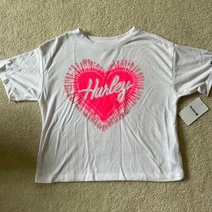 Hurley Girl's Boxy Graphic T-Shirt Size Large 12-13 years old-  NWT.